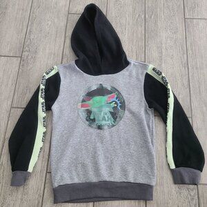 Star Wars Kids Hoodie The Child Baby Yoda The Force Is Strong Size 7